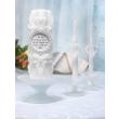 White Heart Taper Candles for Wedding Unity Candle