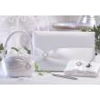 Diamonds and Satin Flower Girl Basket