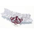 Wedding Bridal Garter with Your Choice of Accent Color