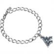 Swarovski Crystal West Virginia Charm Bracelet