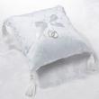 Elegance Satin Ring Bearer Pillow - White or Ivory
