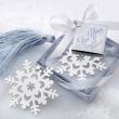 Winter Snowflake Bookmark Holiday Party Favor