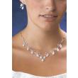 Pearl Drop Necklace and Earrings Bridal Jewelry Set