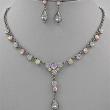 Victorian Style Swarovski Crystal Necklace and Earrings Set