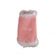 Pink and White Personalized Dog Sweater
