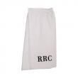 Mens White Personalized Bath Wrap Robe