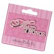 Crystal Maid of Honor Pin