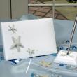 Beach Wedding Collection Guest Book and Pen Set White
