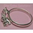 Squirrel Charm Sterling Silver Ring Size 7