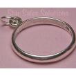 Sterling Silver Charm Holder Ring Size 7