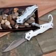 Engraved Pocket Knife with Light