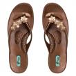 OKA b. Malia Copper Flip Flop Sandals
