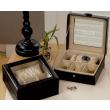 Personalized Mens Black Valet Accessory Case
