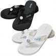 Personalized Black Flip Flops