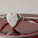 Sterling Silver Engraved Heart Bangle Bracelet Sterling Silver Engraved Heart Bangle Bracelet