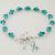 Ovarian Cancer Awareness Swarovski Crystal Beaded Bracelet
