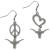 University of Texas Peace Love Longhorns Earrings
