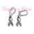 Awareness Ribbon Survivor Charm Sterling Silver Earrings