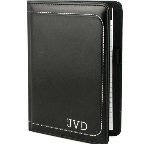 Personalized Leather Portfolio Notebook