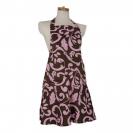 Brown and Pink Monogrammed Apron