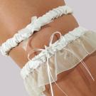 Beach Wedding Collection Ivory Garter Set