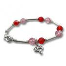 Valentine's Day Swarovski Crystal Heart Bracelet