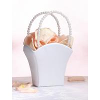 Satin and Pearl Flower Girl Basket