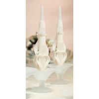 Scroll Heart Taper Candles for Wedding Unity Candle