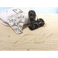 Bride and Groom Just Married Flip Flops
