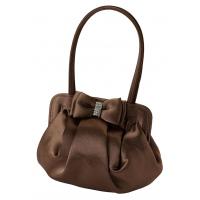 Brown Satin Formal Purse