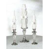 White Pearl Taper Candles for Wedding Unity Candle