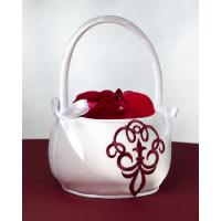 Embroidered Flower Girl Basket