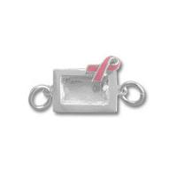 Breast Cancer Awareness Pink Ribbon Picture Frame Charm