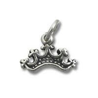 Five-Point Crown Sterling Silver Charm