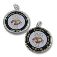 University of Wisconsin Badgers Medallion Pendant Charm