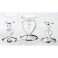 Crystal Heart Wedding Unity Candle Holders