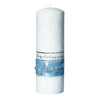 Light Blue Wedding Unity Candle