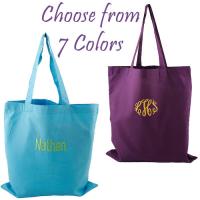 Colorful Personalized Tote Bags