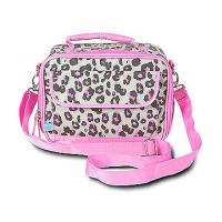 Pink Leopard Print Lunch Tote