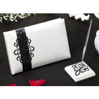 Scroll Wedding Guest Book & Pen Set - Choose Your Color