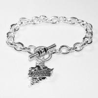 Iowa State University Cyclones Charm Bracelet