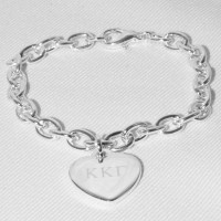 Kappa Kappa Gamma Heart Bracelet