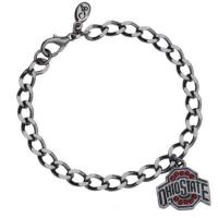 Swarovski Crystal Ohio State Charm Bracelet