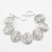 Silver Zebra Print Bracelet