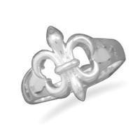 Silver Fleur De Lis Ring