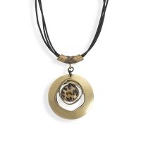 Animal Print Pendant Necklace