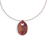 Hand-Painted Shell Necklace