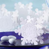 Snowflake Winter Party Favor Boxes Set of 24