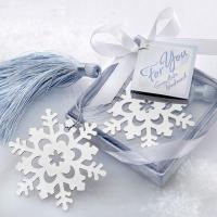 Winter Snowflake Bookmark Holiday Party Favor
