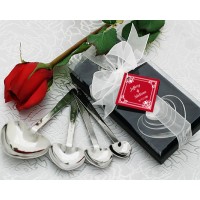 Love Beyond Measure Heart Measuring Spoons Wedding Favor